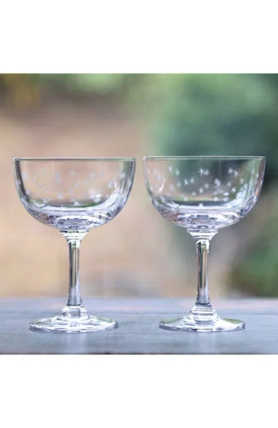 The Vintage List Star Set Of 6 Champagne Glasses