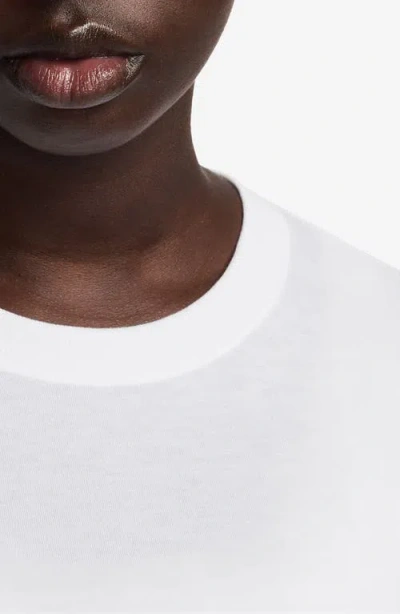 Nike One Relaxed Dri-fit Crop Top In White