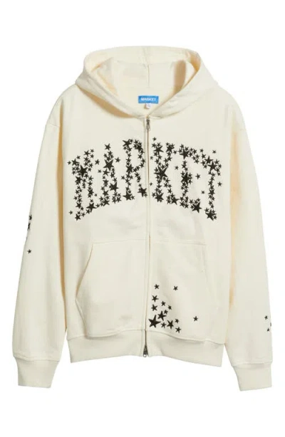 Market Galaxy Arc Embroiered Zip Hoodie
