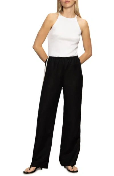 Sanctuary Casual Linen Blend Track Pants