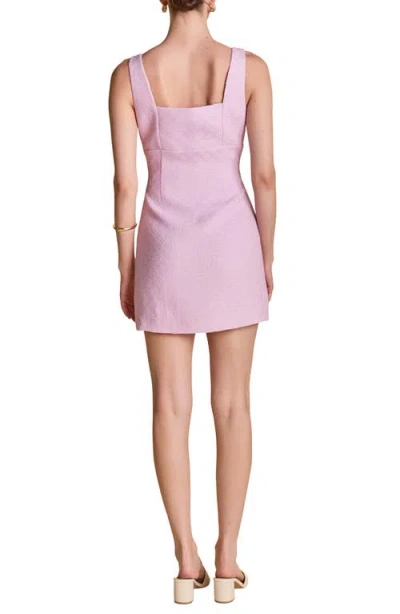 Endless Rose Square Neck Tweed Minidress