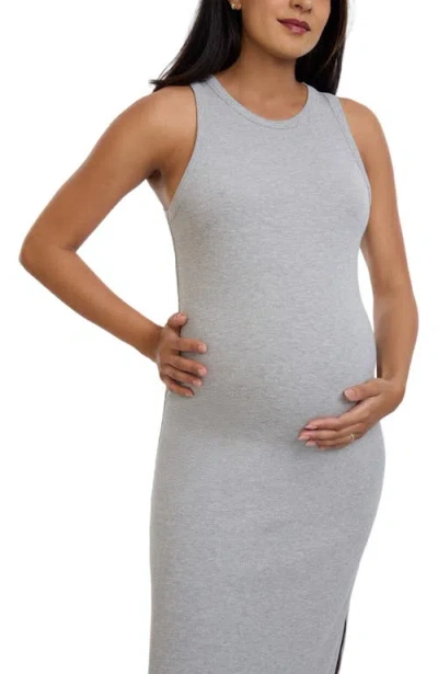 Motherhood Maternity Crew Neck Sleeveless Racerback Maternity Midi Dress