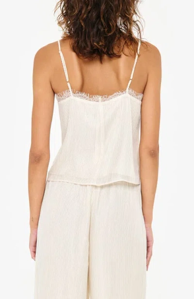 Cami Nyc Melisa Metallic Lace Trim Camisole