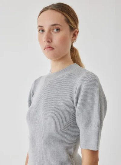 Majestic Filatures Compact Merino Mini Rib Short Sleeve Crewneck