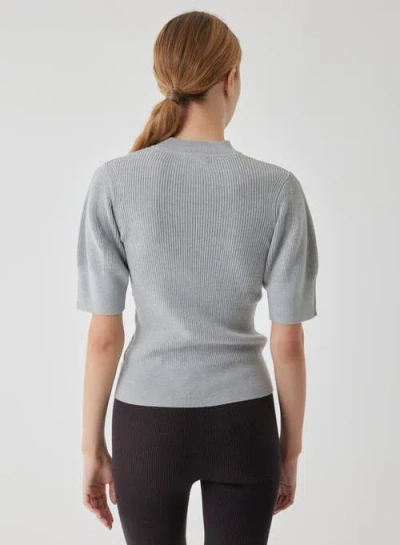 Majestic Filatures Compact Merino Mini Rib Short Sleeve Crewneck