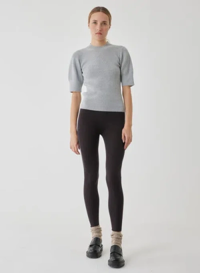Majestic Filatures Compact Merino Mini Rib Short Sleeve Crewneck