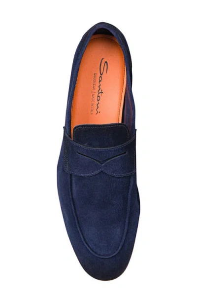 Santoni Carlos Penny Loafer