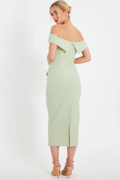 Quiz Scuba Crepe Button Front Maxi Dress