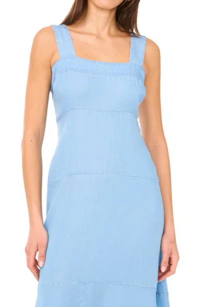 Vince Camuto Sleeveless Tiered Chambray Maxi Dress