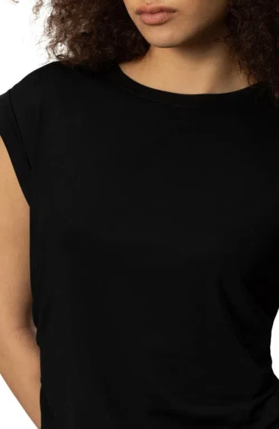 Sanctuary Charisma Dolman Mesh Tee In Black