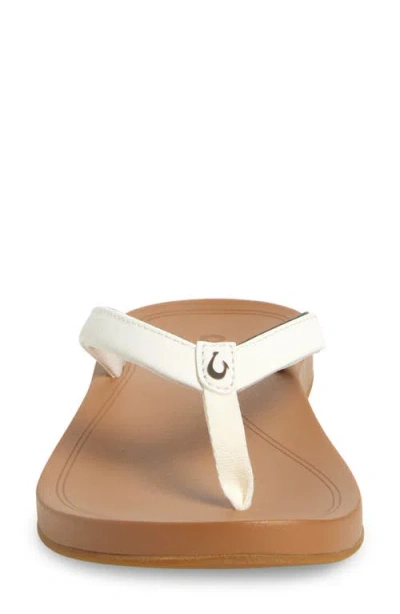 Olukai Uiki Water Resistant Flip Flop In Brown
