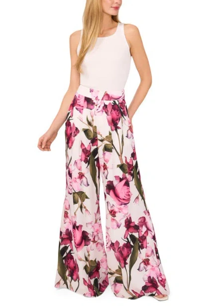 Ted Baker Floral Satin Flowy Pants