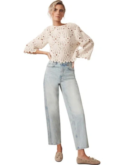 MINT VELVET MINT VELVET CROCHET KNITED TOP 
