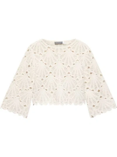 Mint Velvet Crochet Knited Top