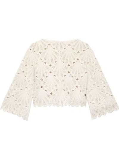 Mint Velvet Crochet Knited Top