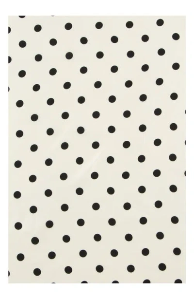 Viens Avec Moi Polka Dot Mini Silk Square Scarf