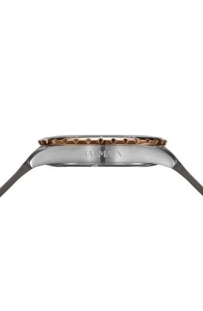 Balmain Ophrys Rubber Strap Watch, 42.5mm