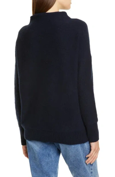 Vince Boiled Cashmere Funnel Neck Pullover