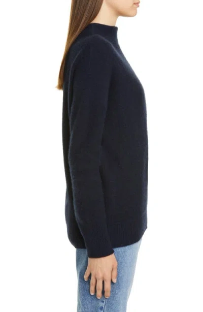 Vince Boiled Cashmere Funnel Neck Pullover