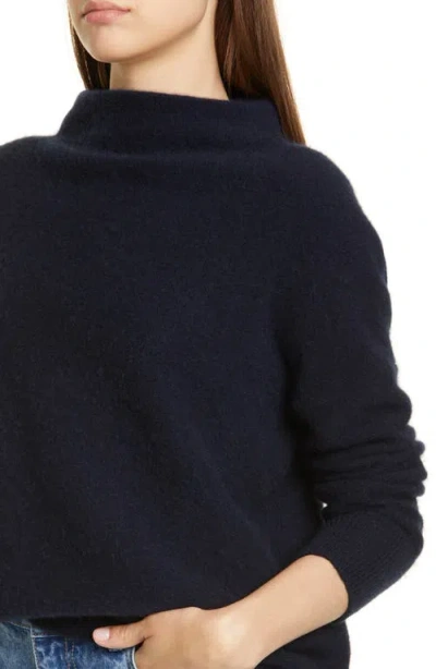 Vince Boiled Cashmere Funnel Neck Pullover