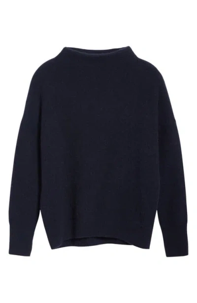 Vince Boiled Cashmere Funnel Neck Pullover