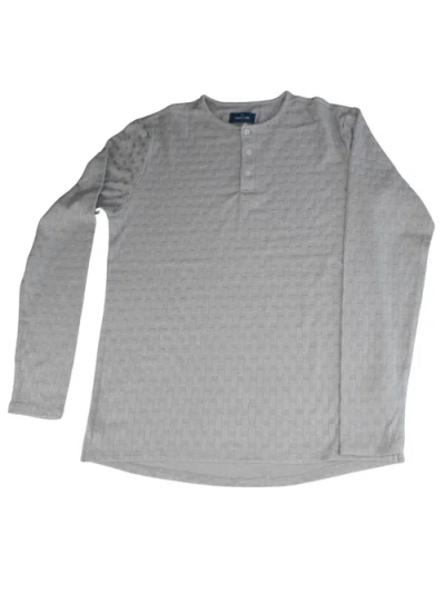 Ledger & Ford Grey Folsom Basketweave Henley