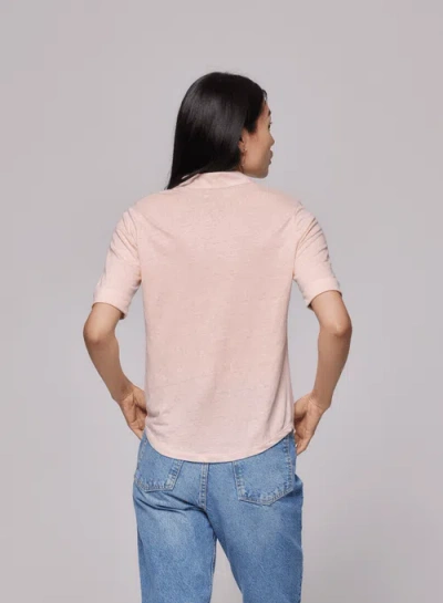 Majestic Filatures Stretch Linen 3/4 Sleeve Pocket Shirt