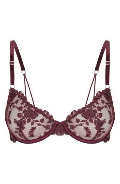 KAT THE LABEL KAT THE LABEL NICOLETTE EMBROIDERED UNDERWIRE BRA 