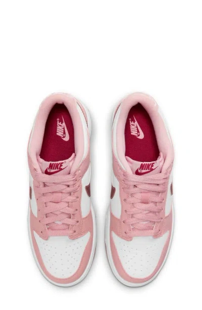 Nike Dunk Low Basketball Sneaker In Pink