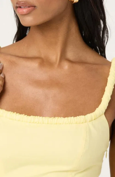 Astr The Label Bubble Peplum Cotton Camisole