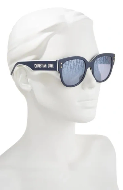 Dior Pacific B2i 54mm Butterfly Sunglasses
