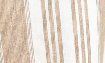 Twp Demie Variegated Stripe Linen & Cotton Wide Leg Pants