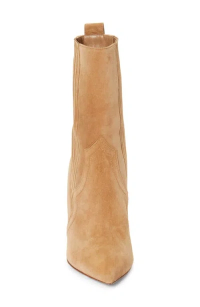 Christian Louboutin Suede Stiletto Red Sole Chelsea Booties