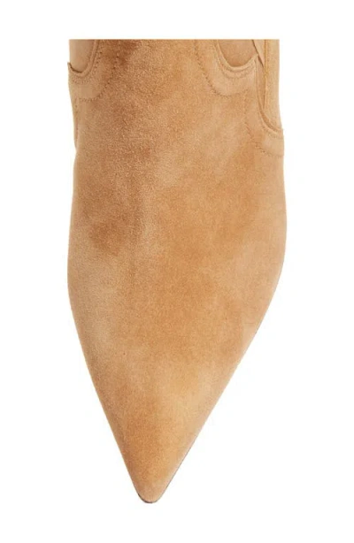 Christian Louboutin Suede Stiletto Red Sole Chelsea Booties