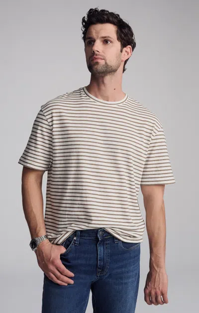 Mavi Striped Short Sleeve T-shirt In Brindle