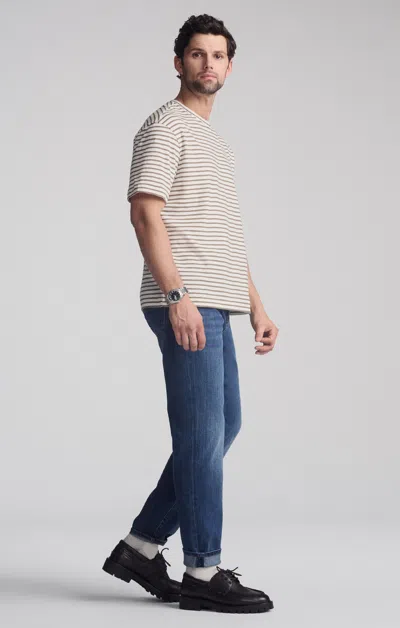Mavi Striped Short Sleeve T-shirt In Brindle
