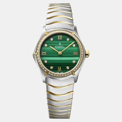 Pre-owned Ebel Green Stainless Steel Sport Classic Limited Edition 1216561 Quartz Women's Wristwatch