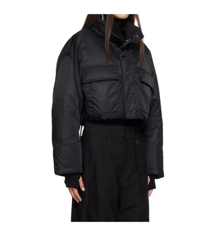 Wooyoungmi Black Cropped Down Jacket