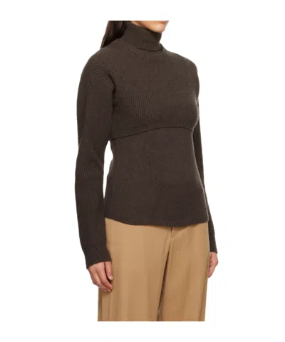 Wooyoungmi Gray Layered Turtleneck