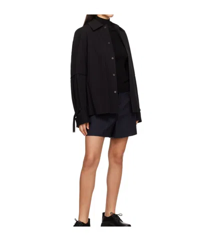 WOOYOUNGMI BLACK MOCK NECK SWEATER 