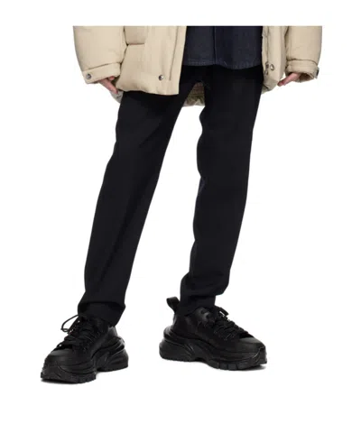 Wooyoungmi Navy Tapered Trousers