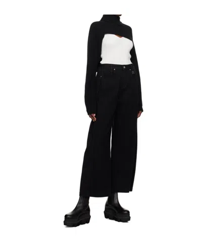 Wooyoungmi Wide-leg Non-stretch Denim Jeans