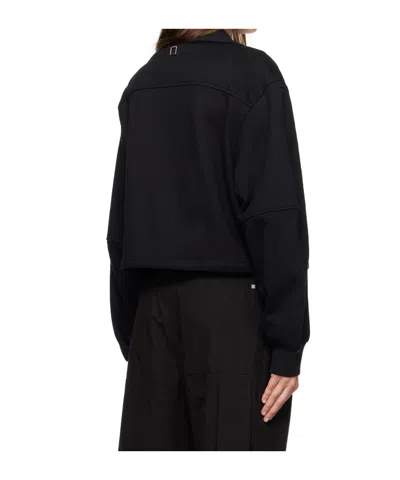 Wooyoungmi Black Half-zip Sweater