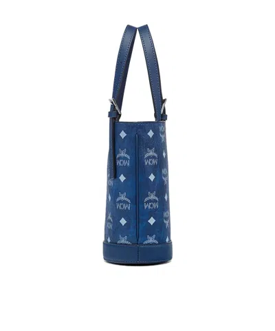 Mcm Handle Strap Shoulder Bag In Blue