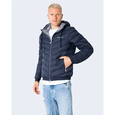 Armani Exchange Polyester Men's Jacket In Blue