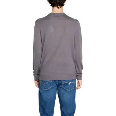 Armani Exchange Gray Wool Men's Sweater