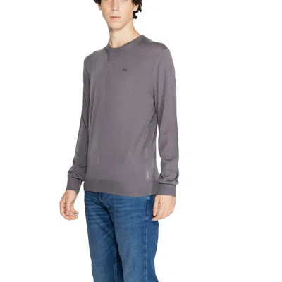 Armani Exchange Gray Wool Men's Sweater