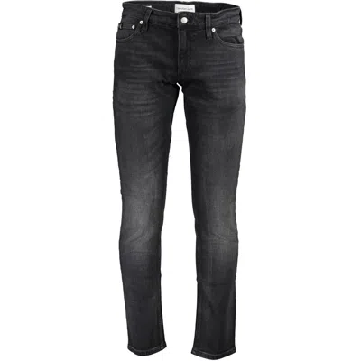 Shop Calvin Klein Black Cotton Jeans & Men's Pant