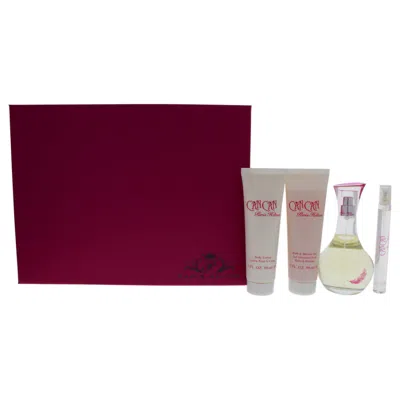 Paris Hilton Can Can By  For Women - 4 Pc Gift Set 3.4oz Edp Spray