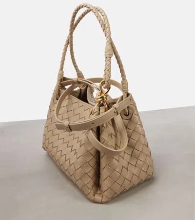 Bottega Veneta Parachute Medium Leather Tote Bag In Green